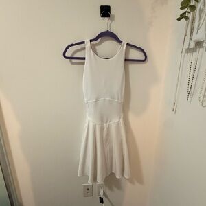 Lululemon Athletica White and Tan Activewear Dress